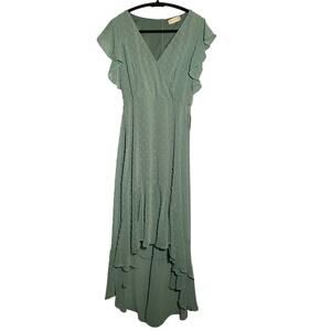 Alterd State - Light Teal Ruffled High-Low Dress - Women's Small NWT